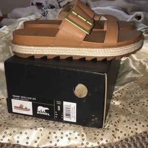 Sorel Roaming Buckle Slide Jute